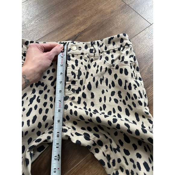 Chicos So Slimming girlfriend slim leg ankle pants animal print size 4 - Picture 6 of 9